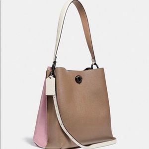 Coach Charlie Bucket Bag in Pewter Aurora Multi